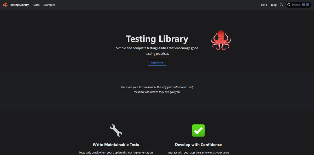 React Testing Library